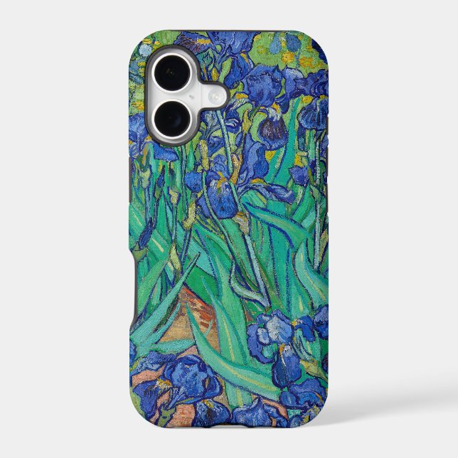 Van Gogh's Irises Iphone Case (Back)