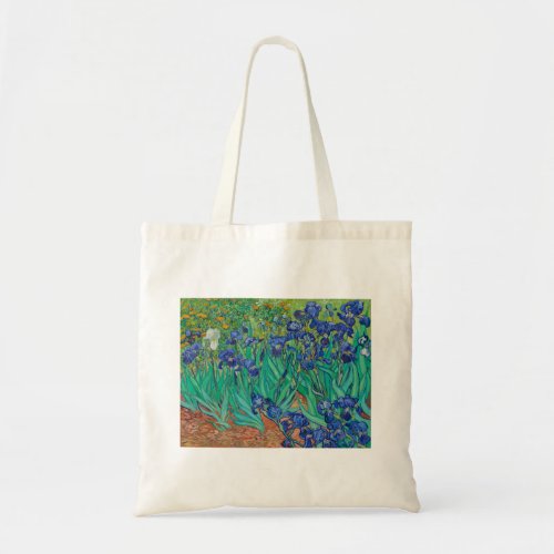Van Goghs Irises  Tote Bag