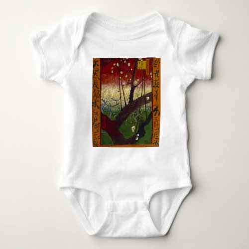 Van Goghs Japonaiserie after Hiroshige Baby Bodysuit