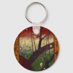 Van Gogh's Japonaiserie after Hiroshige Keychain