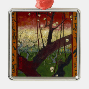 Van Gogh's Japonaiserie after Hiroshige Metal Ornament