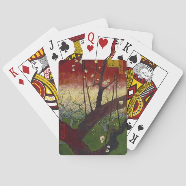 Van Gogh's Japonaiserie after Hiroshige Poker Cards (Back)