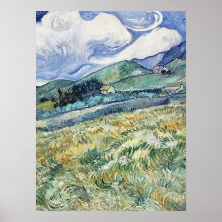 Van Gogh's Landscape From Saint-rémy (1889) Poster
