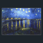 Van Gogh's Most popular paintings Wrapping Paper Sheets<br><div class="desc">Three of Van Gogh's most beloved paintings: Starry Night,  Starry Night over the Rhone,  and Cafe Terrace</div>