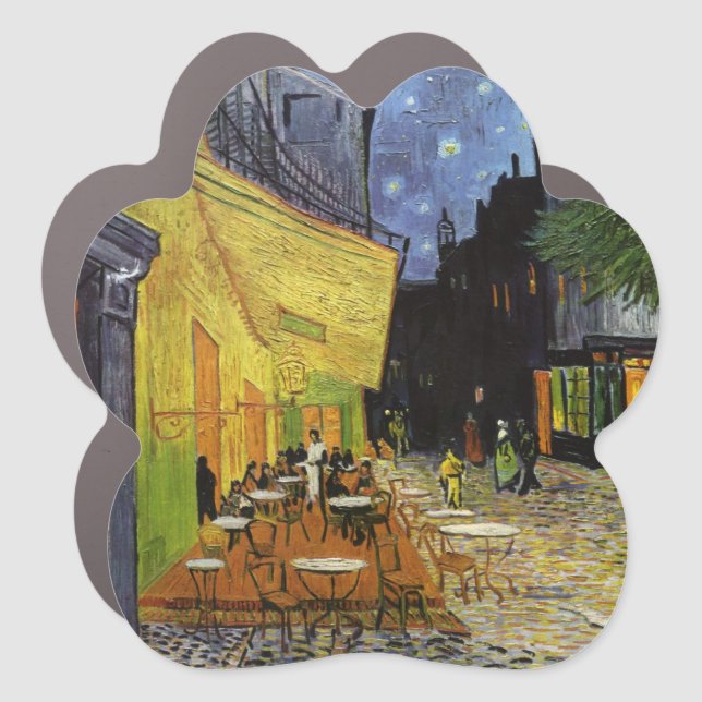 Van Gogh's Night Cafe Car Magnet (Front)