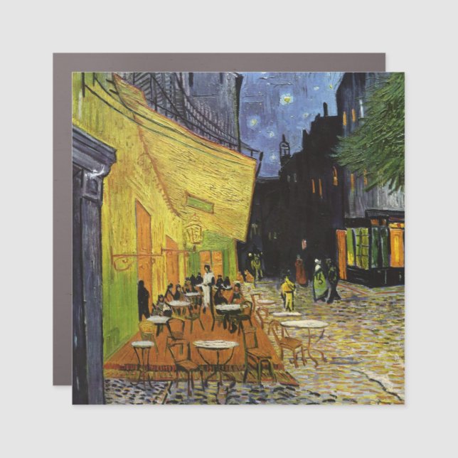 Van Gogh's Night Cafe Car Magnet (Front)