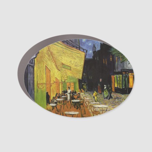 Van Goghs Night Cafe Car Magnet