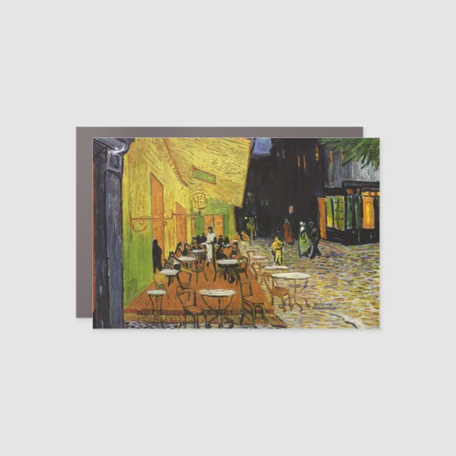 Van Gogh's Night Cafe Car Magnet (Front)