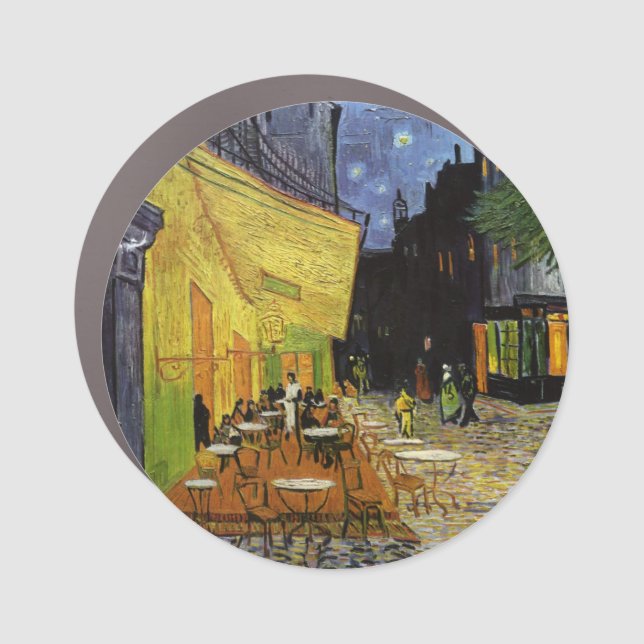 Van Gogh's Night Cafe Car Magnet (Front)