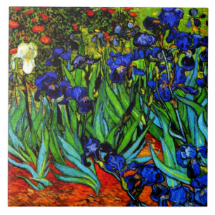Van Gogh's painting, Irises Ceramic Tile