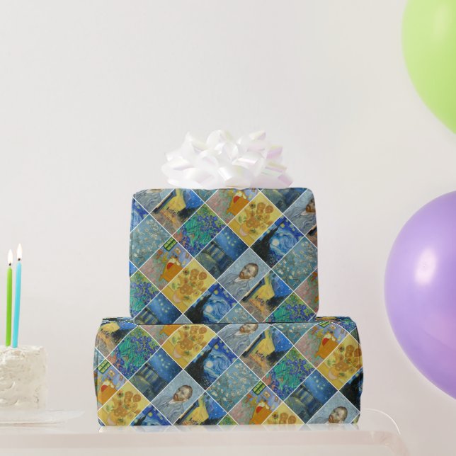 Van Gogh's Paintings Wrapping Paper (Party Gifts)