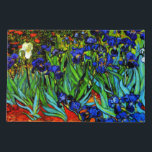 Van Gogh's popular painting, Irises, Doormat<br><div class="desc">Irises,  famous painting by Vincent van Gogh</div>