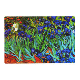 Van Gogh's popular painting, Irises, Placemat