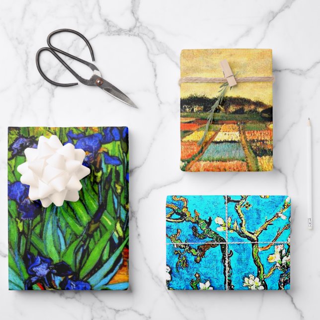 Van Gogh's popular paintings, Wrapping Paper Sheets (Front)
