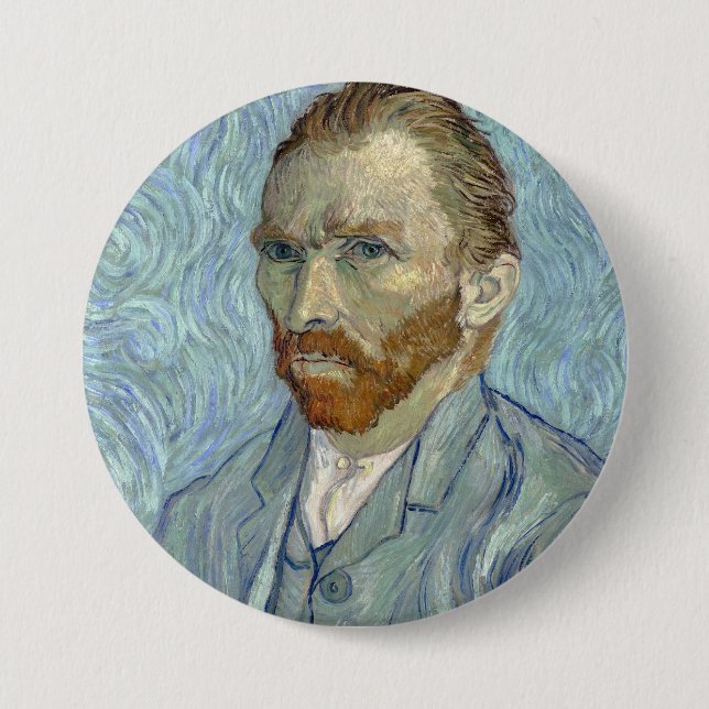 Van Gogh's Self-portrait  Button (Front)