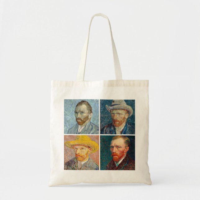 Van Gogh's Self-Portraits  Tote Bag (Front)