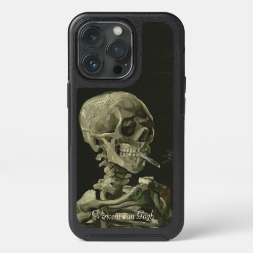 Van Goghs Smoking Skull  iPhone 13 Pro Case