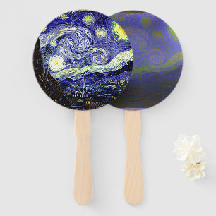 Van Gogh's Starry Night, 1889 Hand Fan