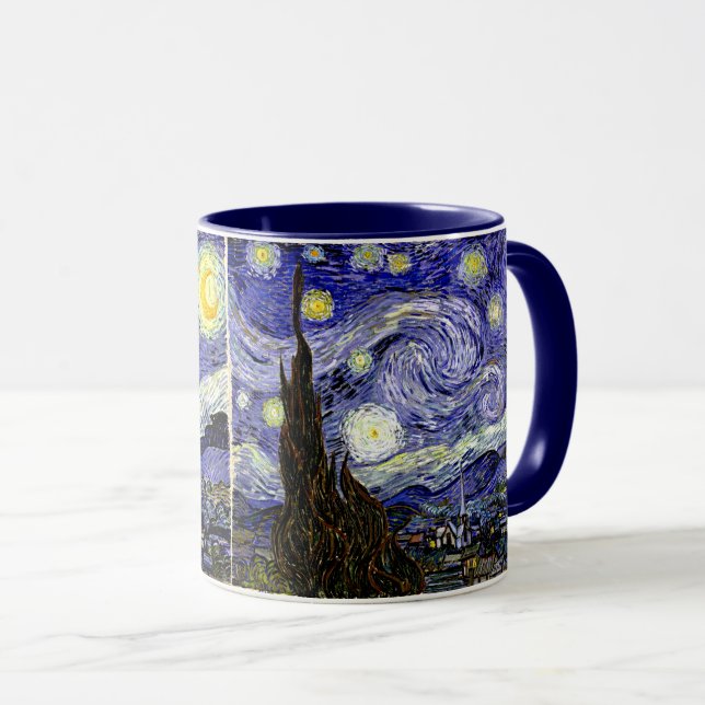 Van Gogh's Starry Night, 1889 Mug (Front Right)
