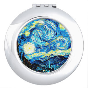 Van Gogh's Starry Night Compact Mirror
