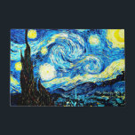 Van Gogh's Starry Night Doormat<br><div class="desc">Starry Night,  famous painting by Vincent van Gogh.</div>