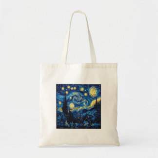 Van Gogh's Starry Night Fabric Tote Bag