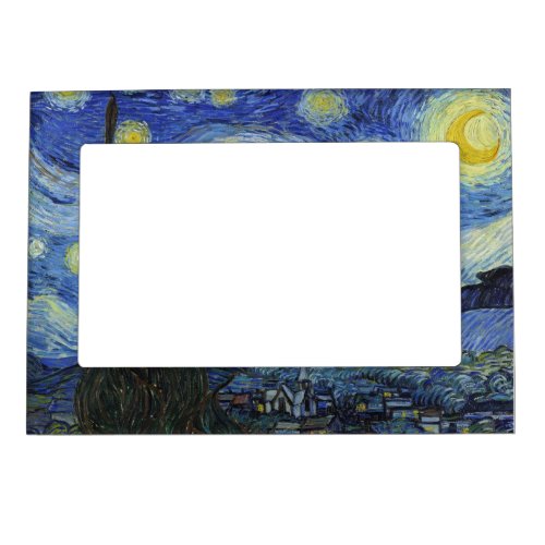 Van Goghs Starry Night Magnetic Frame