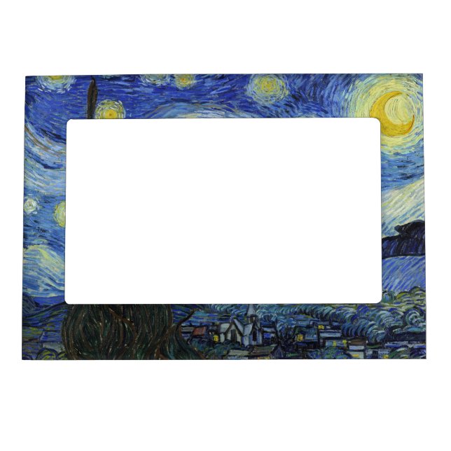 Van Gogh's Starry Night Magnetic Frame (Front)