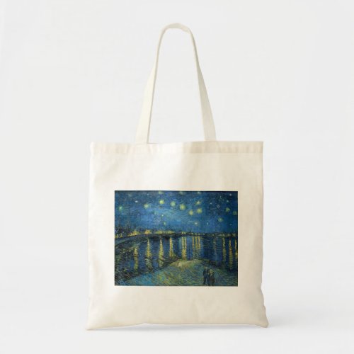Van Goghs Starry Night Over the Rhone Tote Bag
