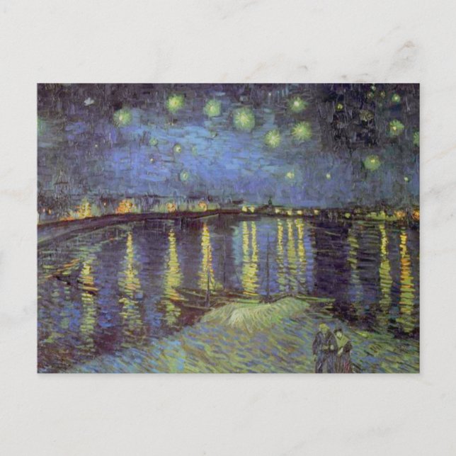 Van Gogh's Starry Night Painting Postcard (Front)