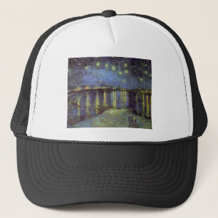 Van Gogh's Starry Night Painting Trucker Hat