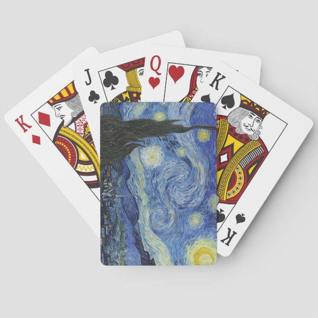 Van Gogh's Starry Night Poker Cards (Back)