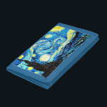 Van Gogh's Starry Night Trifold Wallet<br><div class="desc">Starry Night,  famous painting by Vincent van Gogh.</div>