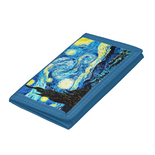 Van Gogh's Starry Night Trifold Wallet (Bottom)