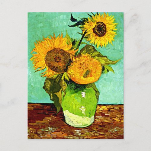 Van Goghs Sunflowers 3 Postcard