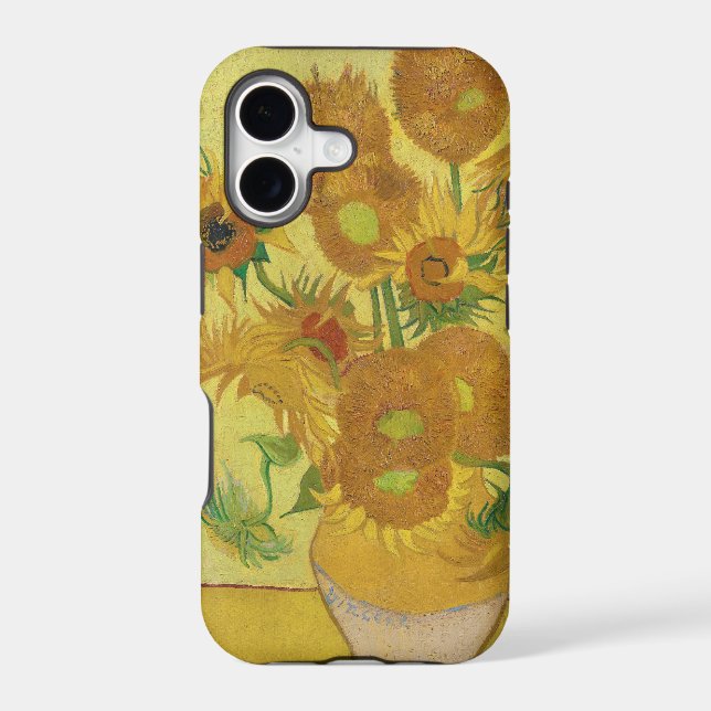 Van Gogh's Sunflowers Iphone Case (Back)