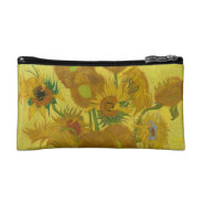 Van Gogh's Sunflowers Makeup Bag at Zazzle