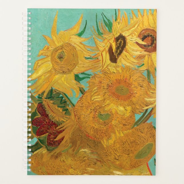 Van Gogh's Sunflowers Planner (Front)