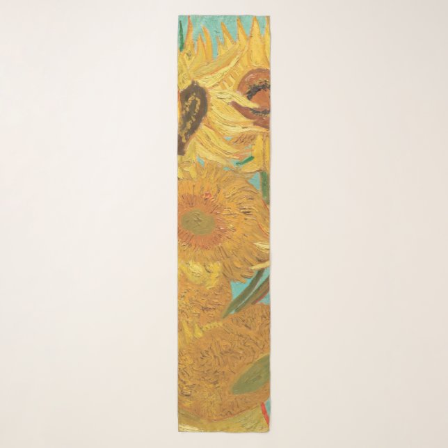 Van Gogh's Sunflowers Scarf (Front)
