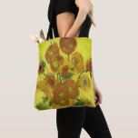 Van Gogh's Sunflowers Vintage Fine Art Tote Bag<br><div class="desc">Van Gogh's Art Work - Vase of Fourteen Sunflowers is featured on this tote. **Check out related products with this design in our store and discover more amazing options with this wonderful image: https://www.zazzle.com/collections/arty_gifts_for_the_van_gogh_fan_in_your_life-119079521028472120?rf=238919973384052768</div>