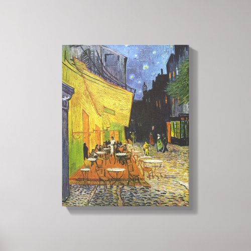 Van Goghs Terrace Cafe Canvas Print