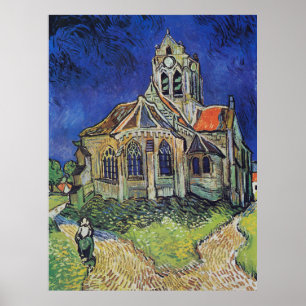 Van Gogh's The Church at Auvers Poster