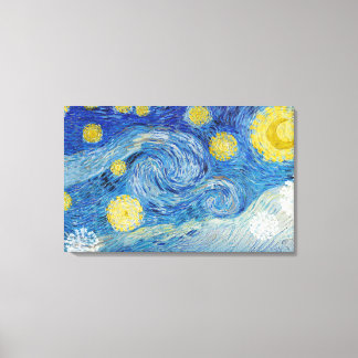 Van Gogh's The Starry Night Canvas