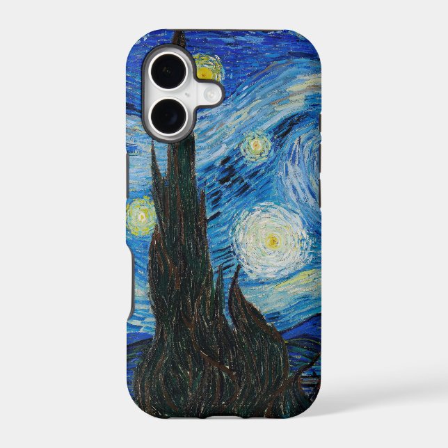 Van Gogh's The Starry Night Iphone Case (Back)
