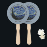 van Gogh's The Starry Night Party Items Collection Hand Fan<br><div class="desc">All of our products are made with large scale images that have been carefully edited to provide the best resolution,  color and detail possible.</div>