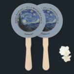 van Gogh's The Starry Night Party Items Collection Hand Fan<br><div class="desc">All of our products are made with large scale images that have been carefully edited to provide the best resolution,  color and detail possible.</div>