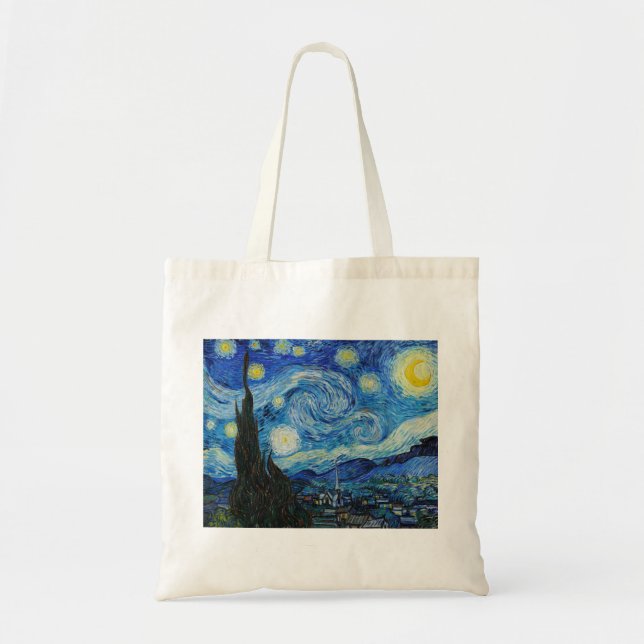 Van Gogh's The Starry Night Tote Bag (Front)