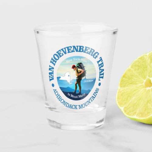 Van Hoevenberg Trail C Shot Glass