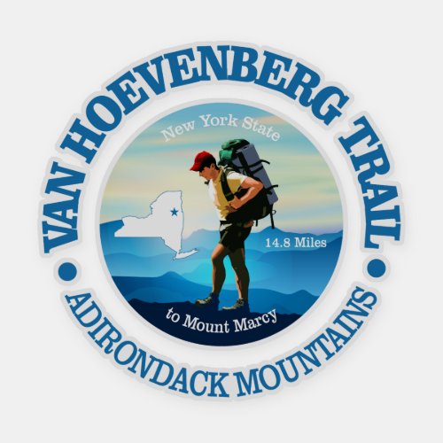 Van Hoevenberg Trail C Sticker