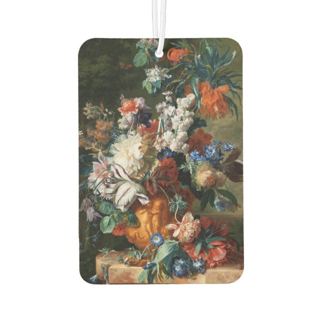 Van Huysum’s Bouquet of Flowers air freshner Air Freshener (Back)